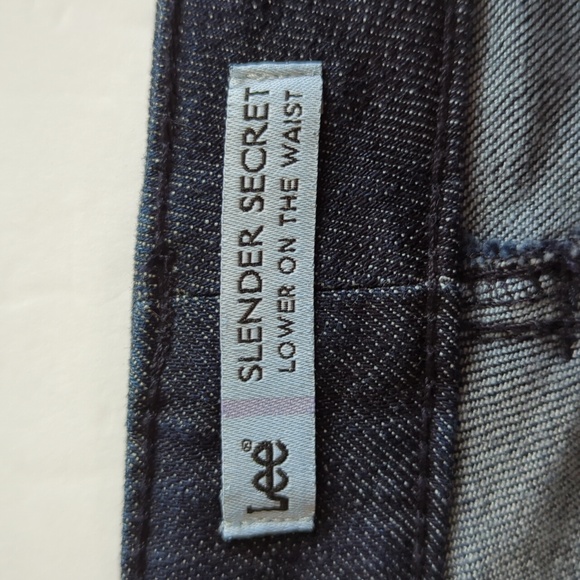 Lee Slender Secret Stretch Embellished Bootcut Jeans 8M Blue - Picture 3 of 16
